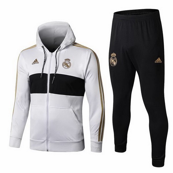 Chandal Del Real Madrid 2019-2020 Blanco Amarillo Negro